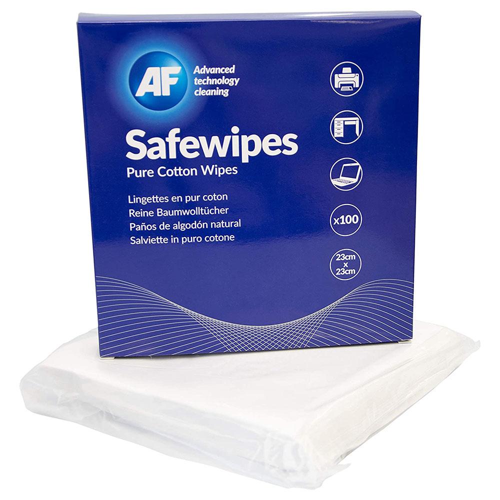 مناديل تنظيف آمنة تحتوي 100 قطعة من شركة إي إف  AF - Safewipe Cloths - 100pcs