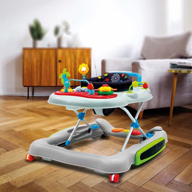 مشاية أطفال 3 في 1 قابلة للطي والتحويل لكرسي هزاز اسالڤو ASALVO Baby Walker Dandelion