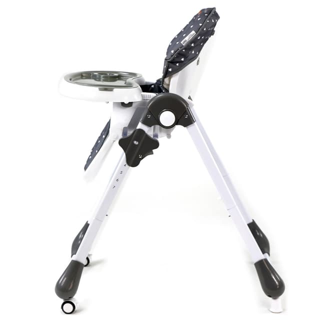 كرسي طعام للاطفال قابل للطي والتعديل رمادي غامق اسالڤو ASALVO High Chair Chef