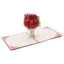 كارت ثلاثي الأبعاد بشكل باقة ورد أبرا كاردز Abra Cards  Roses