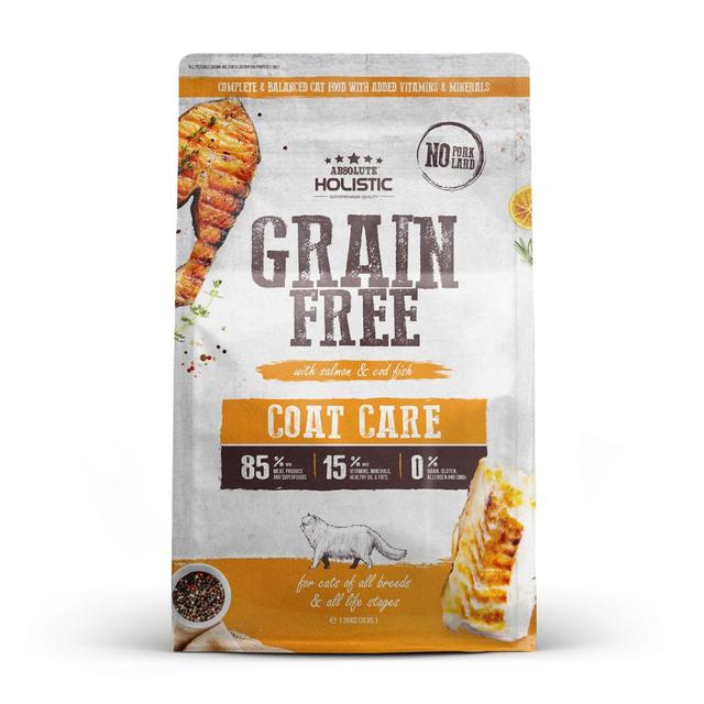 Absolute Holistic - Grain Free Cat Food Coat Care 1.36kg - SW1hZ2U6MjE5NzU1Nw==