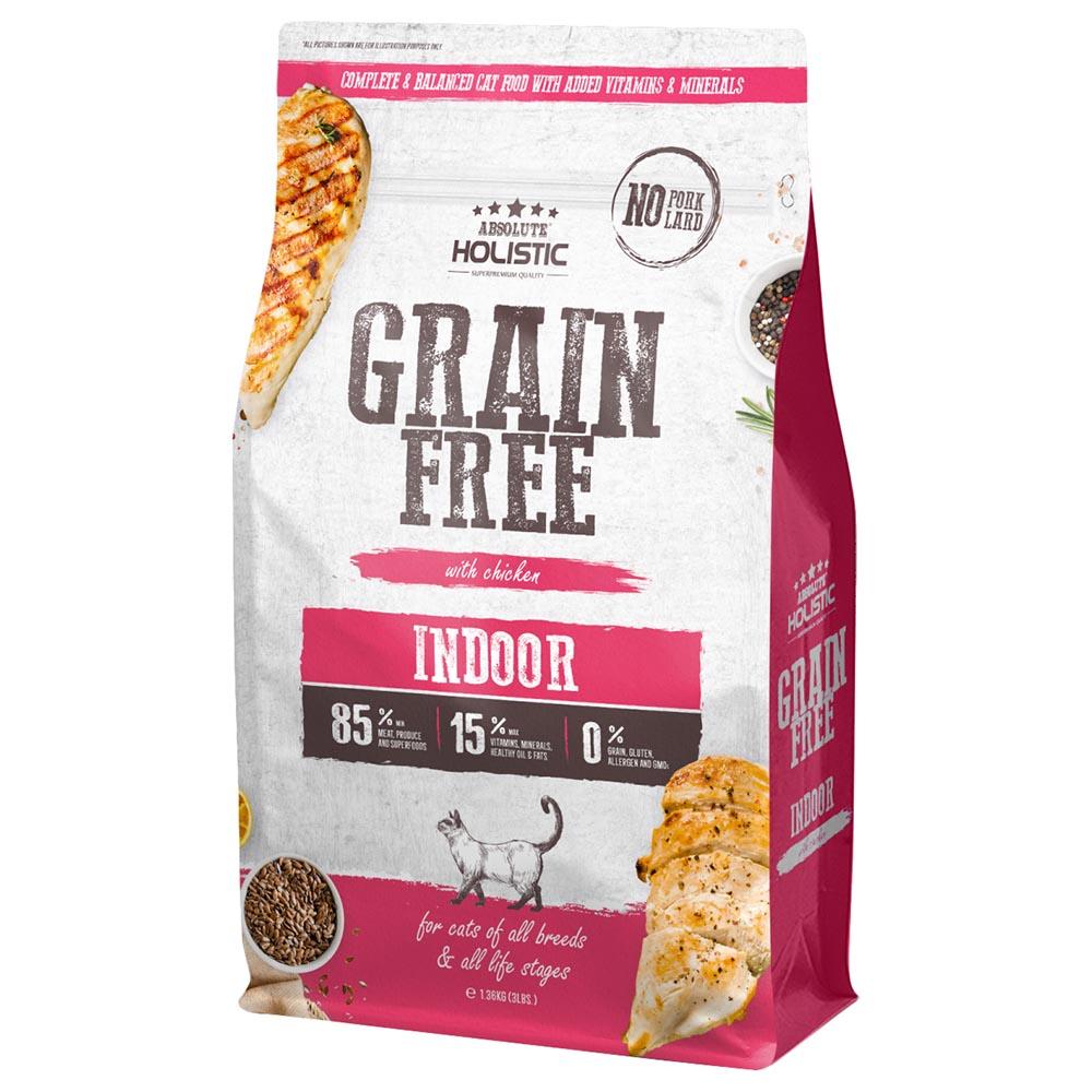 Absolute Holistic - Grain Free Cat Food Indoor 1.36kg