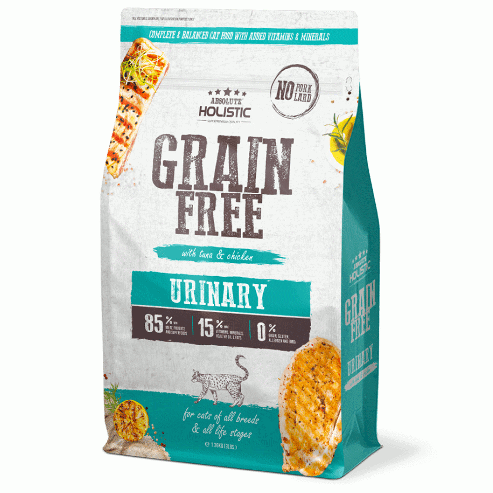 Absolute Holistic - Grain Free Cat Food Urinary 1.36kg