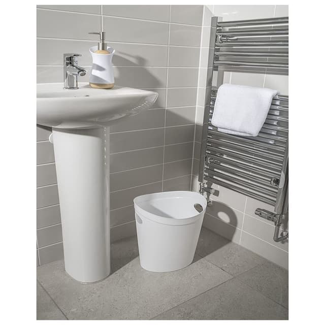 سلة مهملات الورق باللون الابيض من أديس Addis - Waste Paper Bin - Flexibin White