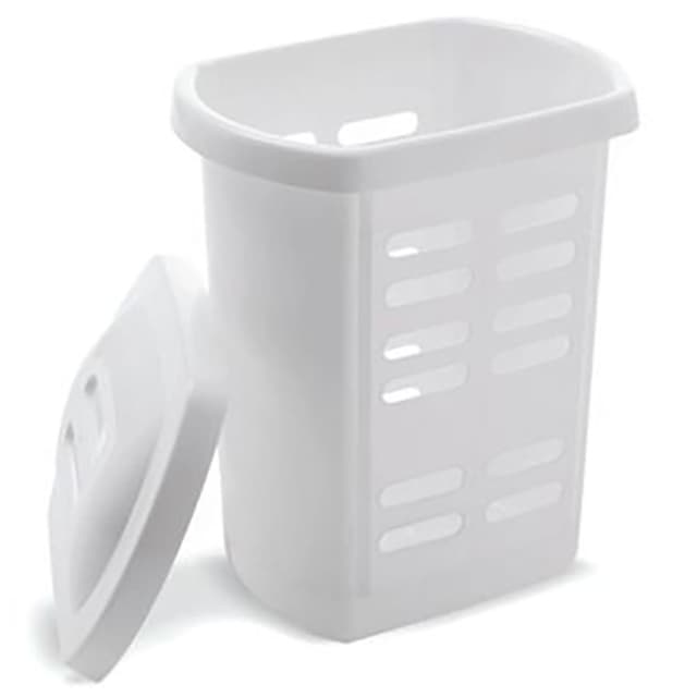 Addis - White Laundry Hamper 60L