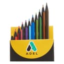 Adel - Bl Color Pencil 12 Color