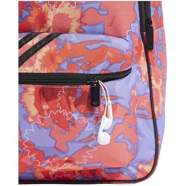 شنطة مدرسية  1.78 كج 3 خطوط  أديداس Adidas - 3 Stripes Backpack - Red/Purple