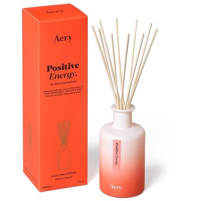 أعواد توزيع عطر 200 مل طاقة إيجابية برتقالي أيري Aery - Positive Energy 200ml Diffuser