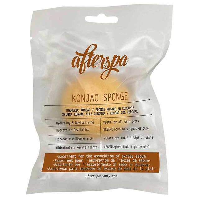 Afterspa - Turmeric Konjac Sponge - SW1hZ2U6MjIwMjEzNw==