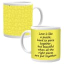 مق بورسلان يحمل عبارات عن الحب من أجوبا  Ajooba Dubai Love Mug 2147