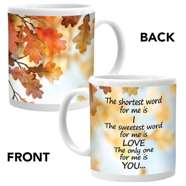 مق بورسلان يحمل عبارات عن الحب من أجوبا Ajooba Dubai Love Mug 2204