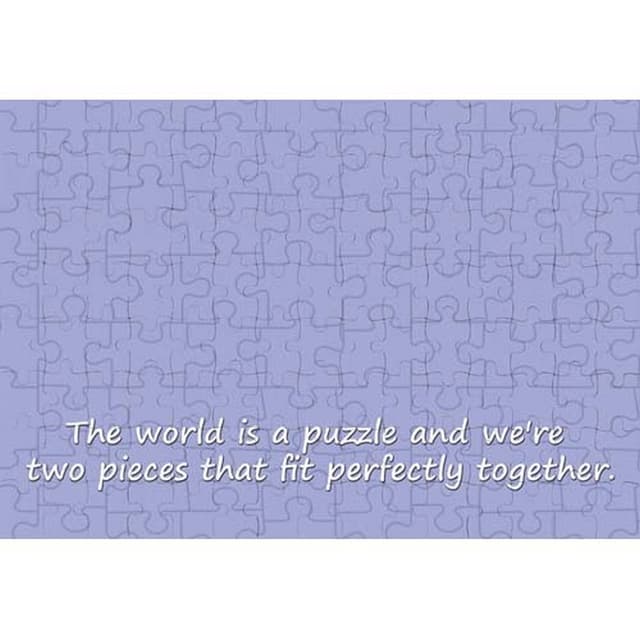 لعبة بازل لصورة لعبة البازل و بعبارة رومنسية من أجوبا Ajooba - Dubai Love Puzzle