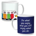 مج حراري مطبوع عليه صورة قوارير ملونة و بعبارة محفزة من أجوبا Ajooba - Dubai Motivation Mug