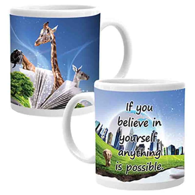 Ajooba - Dubai Motivation Mug 7620 - Book