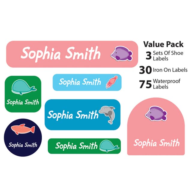 ملصقات اسماء للاطفال 108 قطعة مرحلة الحضانة اجوبا Ajooba - My Nursery Labels