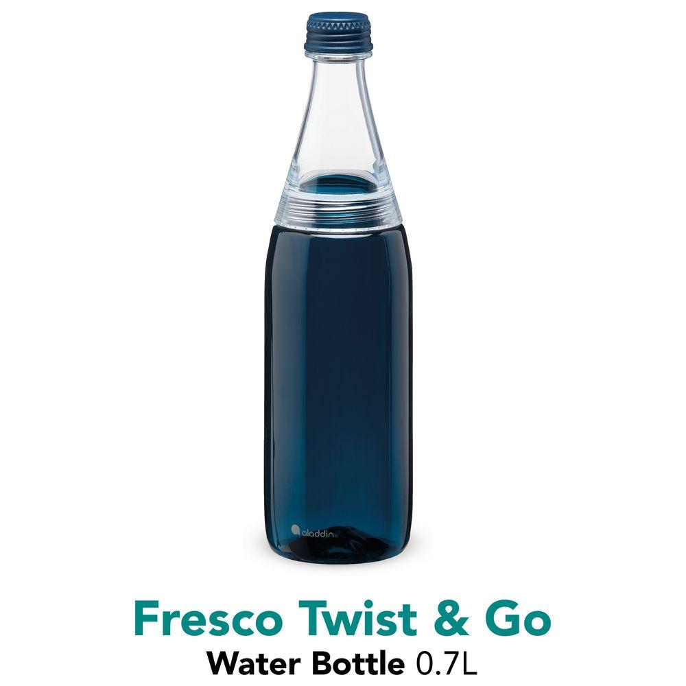Aladdin - Fresco Twist & Go Water Bottle 0.7L - Navy Blue