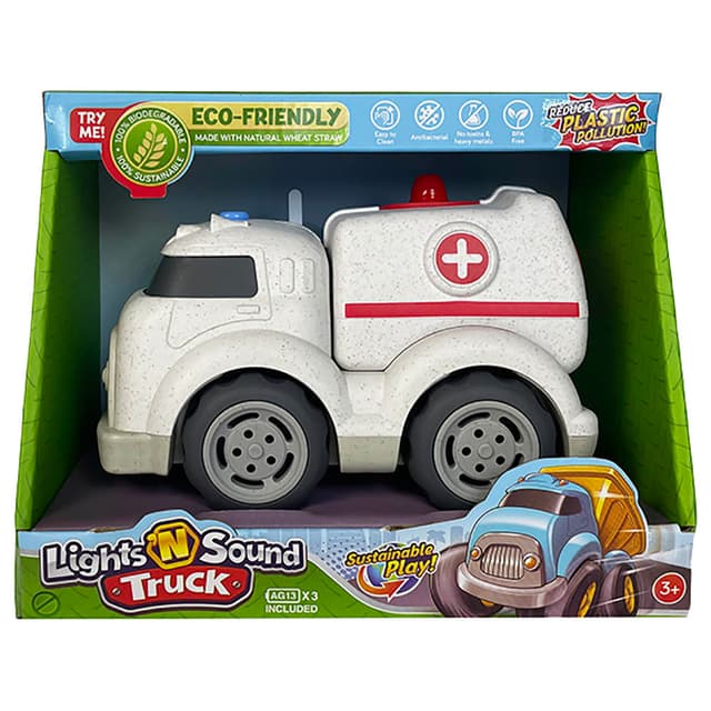 لعبة سيارة إسعاف للأطفال مع أضواء وأصوات  Ambulance Light & Sound Truck