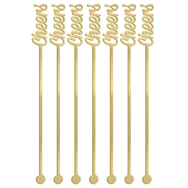 Amscan - Gold Stirrers 12pc - SW1hZ2U6MjIxNzM2Mg==