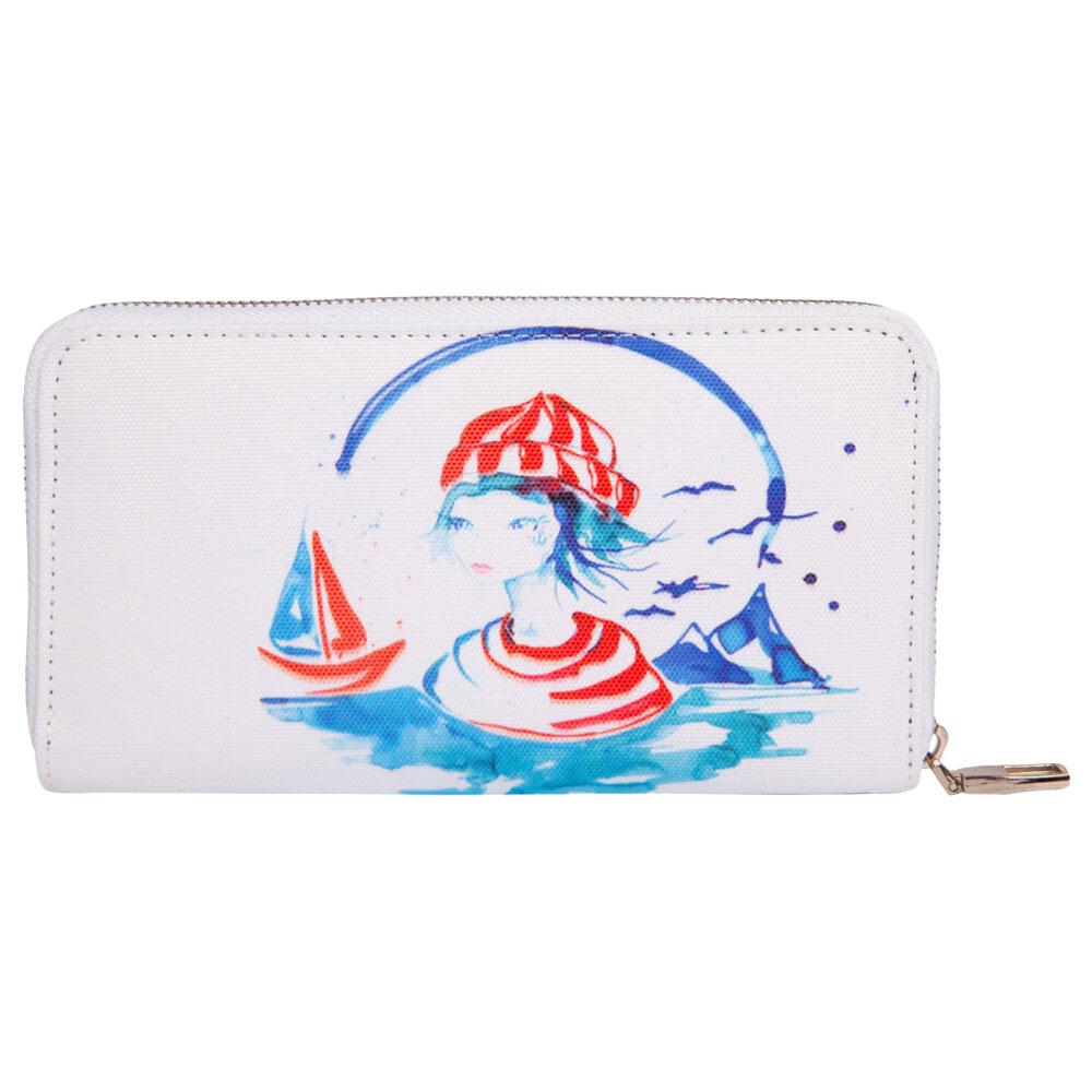 محفظة نقود نسائية برسمة فتاة البحارة من أنيموس Anemoss Sailor Girl Wallet