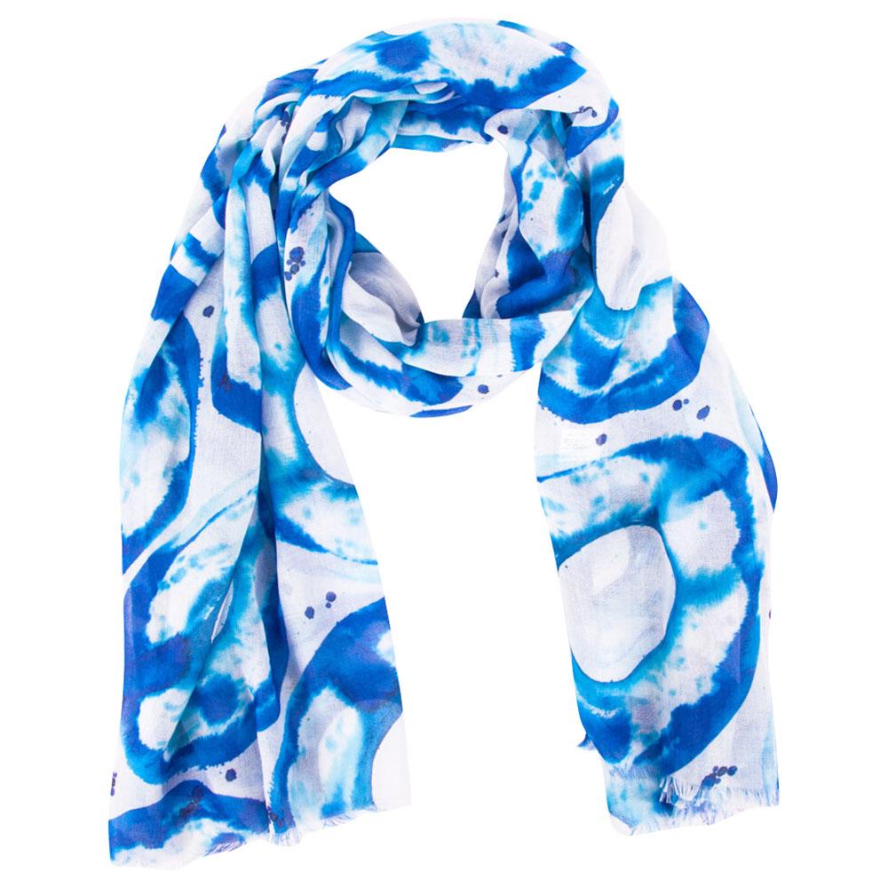 سكارف بلون أزرق من أنيموس Anemoss Scarf Blue