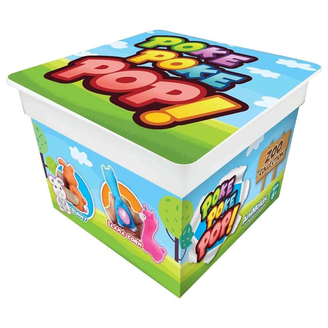 العاب حيوانات للاطفال صندوق عشوائي أنيمولدز Animolds - Poke Poke Box Zoo Collection