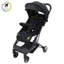 عربة للاطفال حديثي الولادة فما فوق قابلة للطي للسفر أسود وأخضر اسالڤو Asalvo Travel+ Stroller