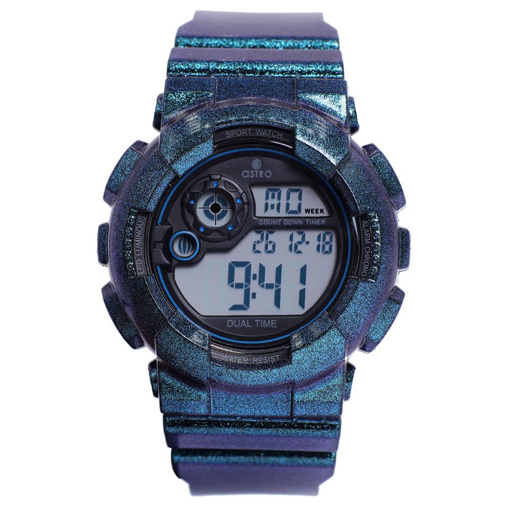 Astro Boys Digital Grey Dial Watch 48mm Blue