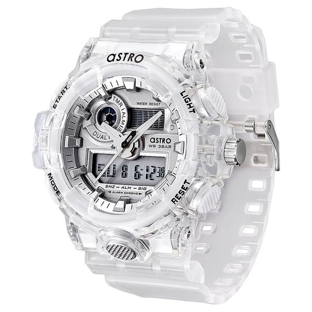 Astro - Kids Analog-Digital Grey Dial Watch - Clear - SW1hZ2U6MjIzOTc3NA==