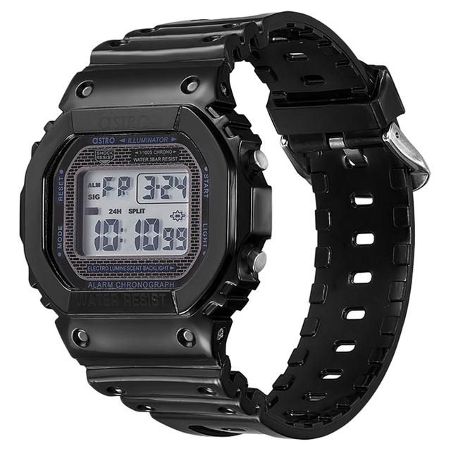 ساعة يد رقمية للأطفال من أسترو Astro - Kids Digital Grey Dial Watch - Black - SW1hZ2U6MjIzOTcyMg==