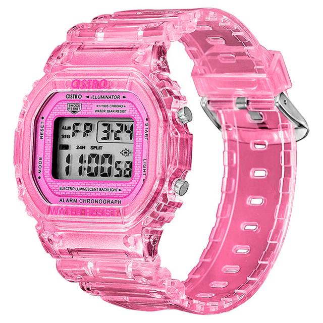 ساعة يد للأطفال من أسترو Astro - Kids Digital Grey Dial Watch - Pink - SW1hZ2U6MjIzOTcyMA==