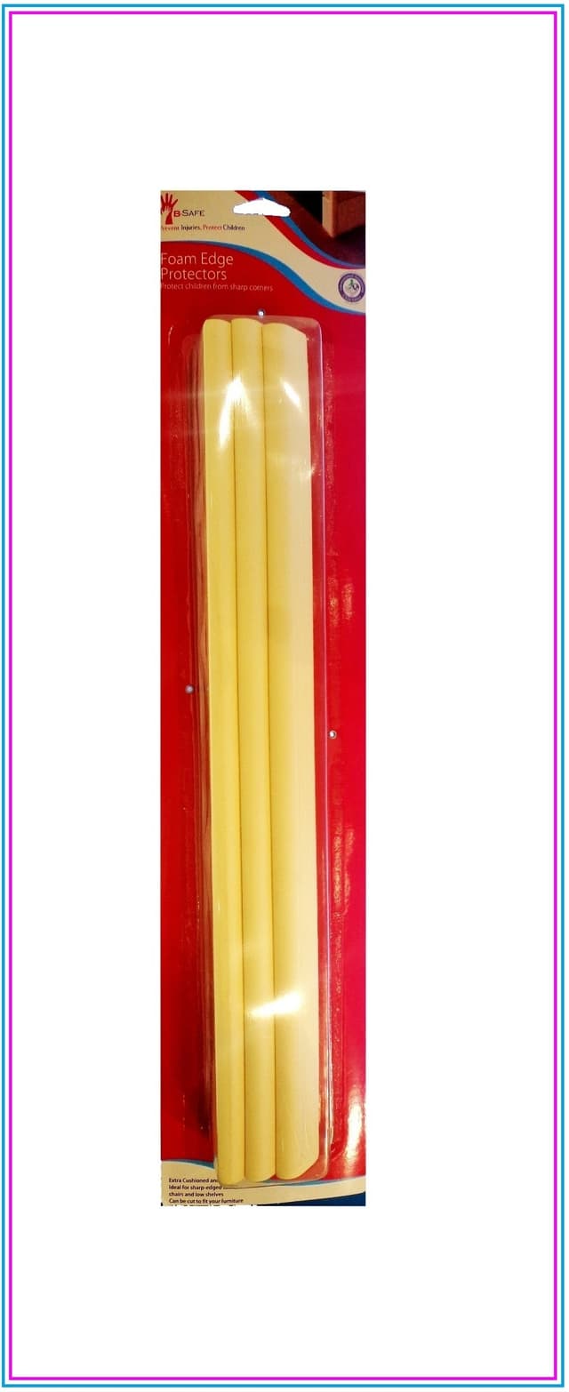 واقيات زوايا رغوية باللون الأبيض من بي سيف B-Safe Foam Edge Protectors