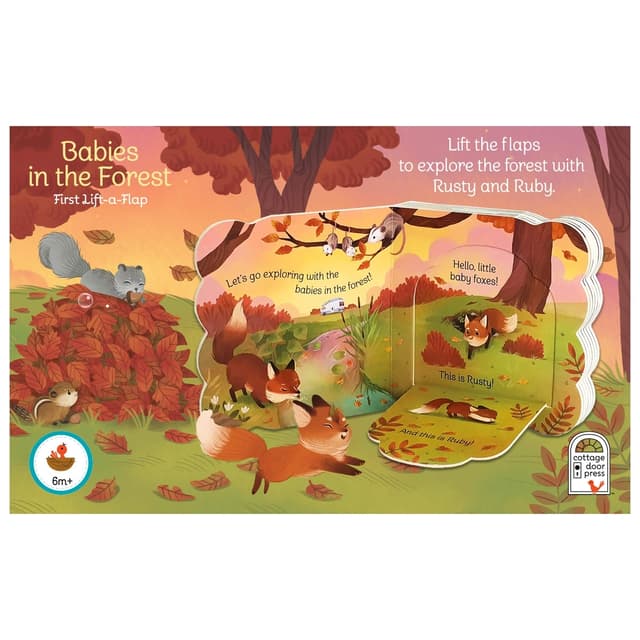 كتاب مصور للاطفال عن الغابة "الاطفال في الغابة" من كوتاج دور Babies In The Forest