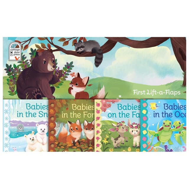 كتاب مصور للاطفال عن الغابة "الاطفال في الغابة" من كوتاج دور Babies In The Forest