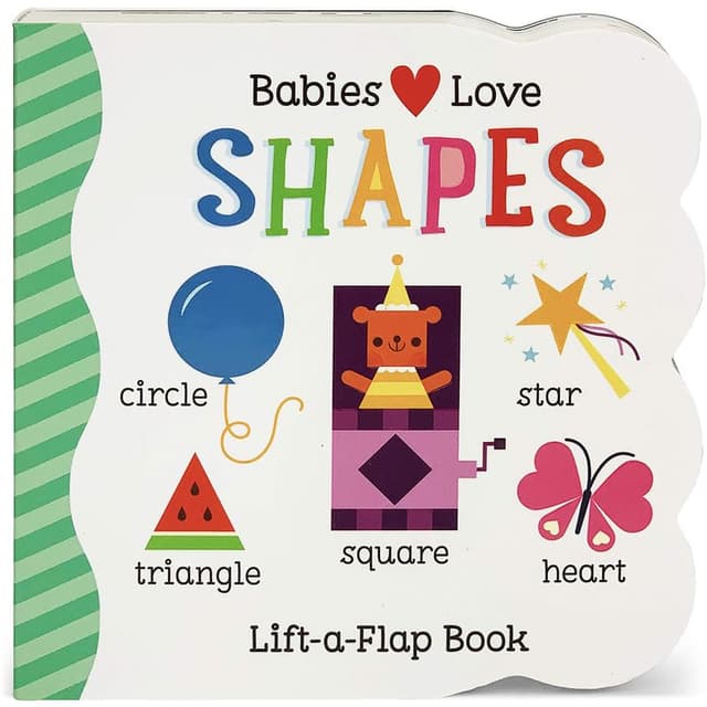 كتاب مصور للاطفال عن الاشكال "الأطفال يحبون الأشكال" من كوتاج دور Babies Love Shapes
