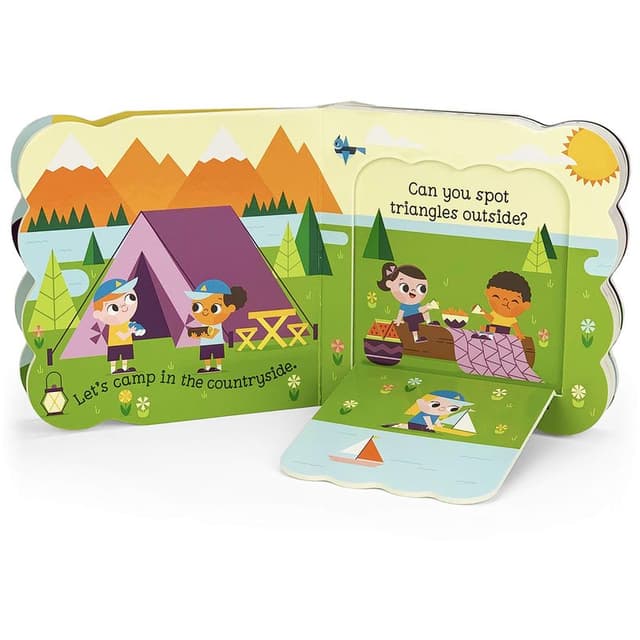 كتاب مصور للاطفال عن الاشكال "الأطفال يحبون الأشكال" من كوتاج دور Babies Love Shapes