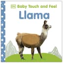 كتاب مصور لمسي للاطفال عن حيوان اللاما من داي نشر دي كي Baby Touch and Feel Llama