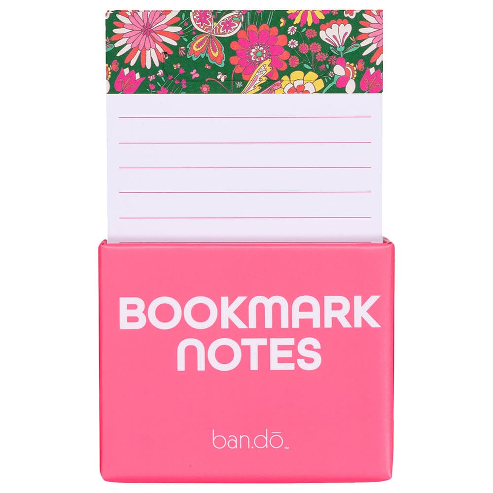 ملاحظات مرجعية بنقشة الأزهار من باندو Bando Magic Garden Bookmark Notes