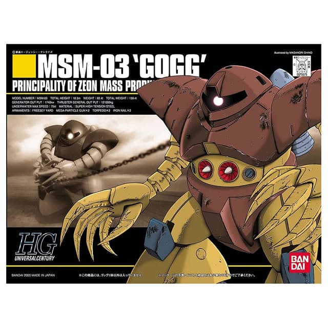 Bandai - 1/144 HGUC Gogg Figure