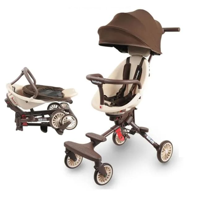 Baobaohao - 2-way Foldable Stroller - Brown