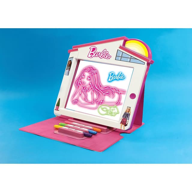 لوحة دريم هاوس المتوهجة الفاخرة من شركة باربي  Barbie - Dreamhouse Premium Glow Pad