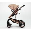 عربيه اطفال بني بيليكو Belecoo 6 Khaki Classic 3 in 1 Pram