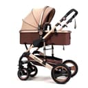 عربيه اطفال بني بيليكو Belecoo 6 Khaki Classic 3 in 1 Pram