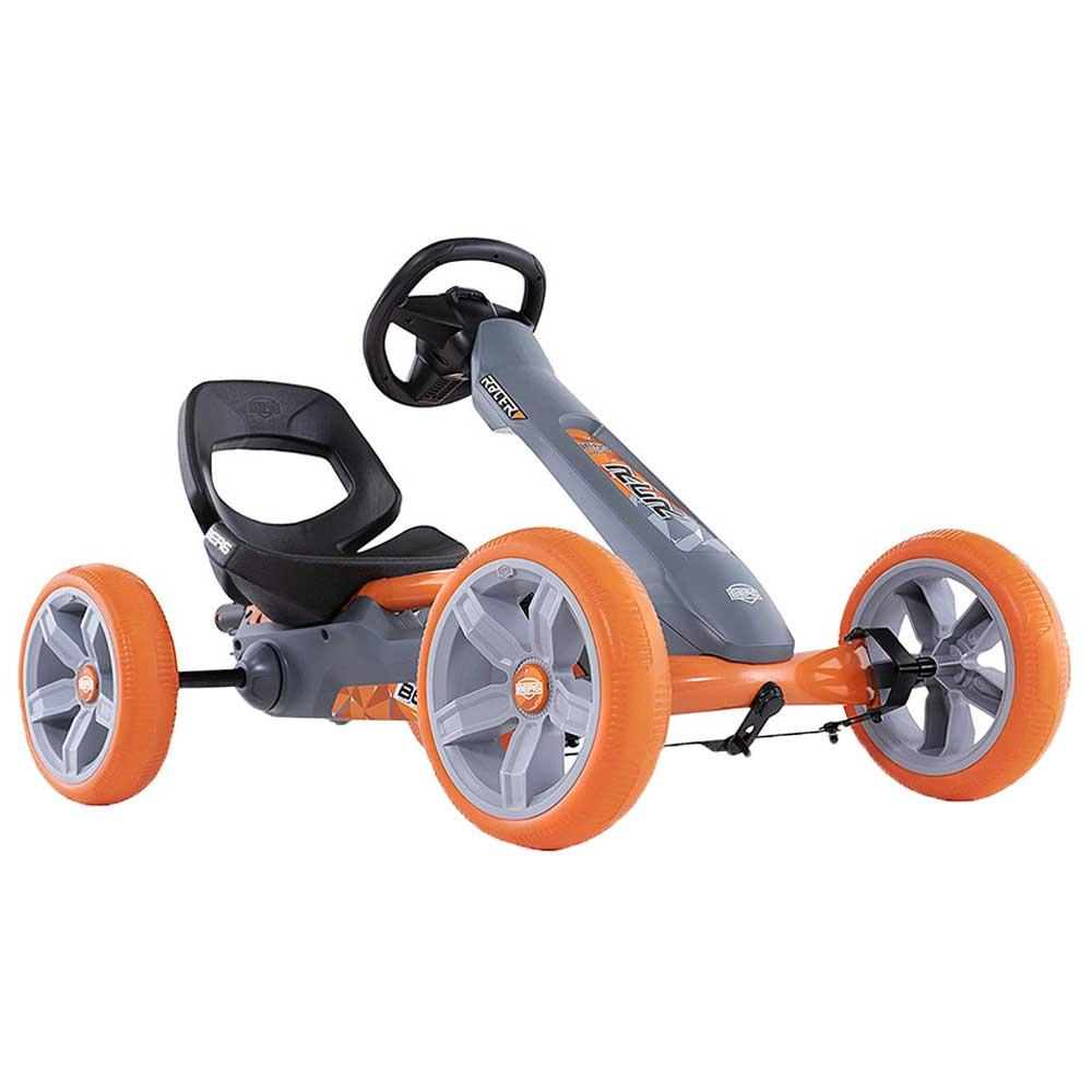 دراجة سباق للأطفال الكارتينغ دواسة أربع عجلات برتقالي رمادي بيرج Berg - Reppy Racer - Grey/Orange