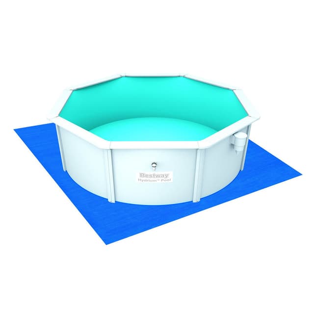 مسبح كبير منزلي 360 × 360 × 120 سم بإطار فولاذي ونظام فلترة بيست واي Bestway Hydrium Pool Set