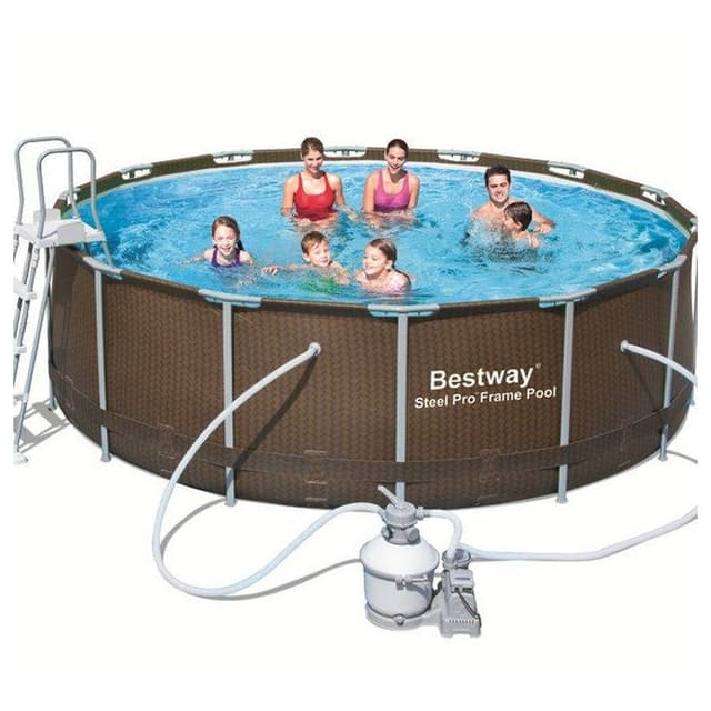 Bestway - 14" x 42" Rattan Frame Pool Set