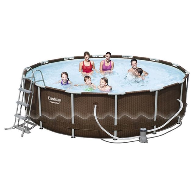Bestway - 14" x 42" Rattan Frame Pool Set