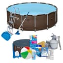 Bestway - 14" x 42" Rattan Frame Pool Set