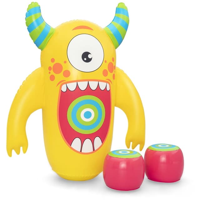 كيس ملاكمة للأطفال قابل للنفخ مع قفازات ملاكمة 1.2 متر بيست واي Bestway Bop Bags Monster