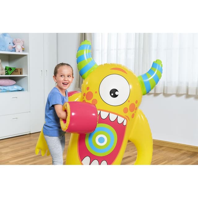 كيس ملاكمة للأطفال قابل للنفخ مع قفازات ملاكمة 1.2 متر بيست واي Bestway Bop Bags Monster