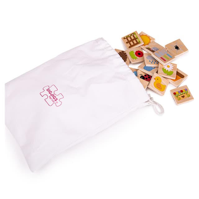 لعبة بينجو للأطفال من عمر 3 سنوات بيجغس الحديقة Bigjigs Garden Bingo